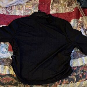 SHEIN Black Long Sleeve Top